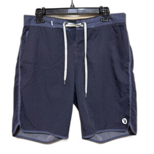Vuori Cruise Board Shorts Men Size 30 Gray Performance 4 Way Stretch Hybrid Swim